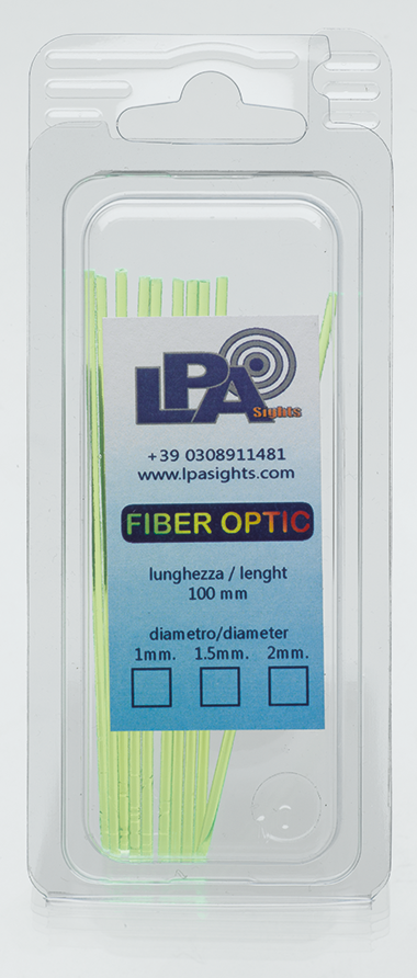 Fiber optic replacement rod | 10-piece set - Green 1.0 mm - Ubitzu