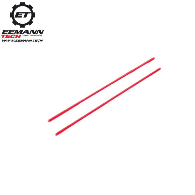 Universal fiber optic sight inserts | 2-piece set - Red 1.0 mm - Ubitzu