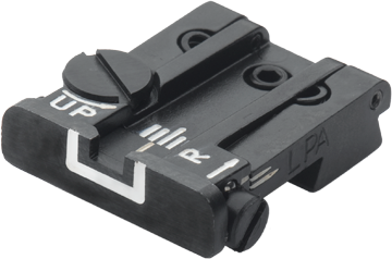 1911 [LPA Cut] adjustable rear sight | white lines - Ubitzu