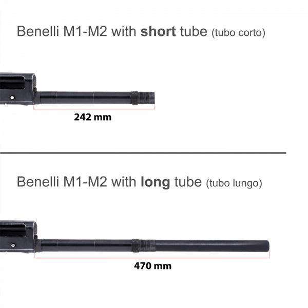 Benelli M2 & M2 SP handguard with short tube | M-Lok - Ubitzu
