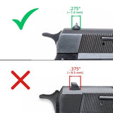 Browning Hi-Power Vigilante adjustable sights | blank - Ubitzu