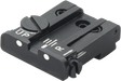 Glock [G17 G19 G26 & other] adjustable rear sight | white dots - Ubitzu