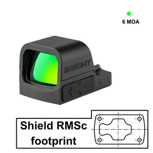 Red dot sights with Shield RMSc footprint