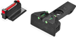 Ruger GP100 adjustable sights | fiber optic - Ubitzu