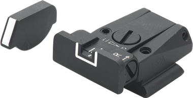 Ruger [P90 P91 P93 P94 P95 P97] adjustable sights | white lines - Ubitzu