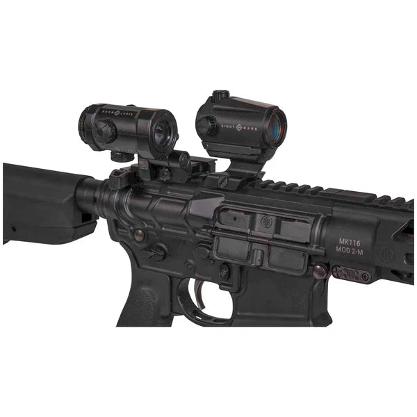Sightmark XTM-3 3xMagnifier with LQD flip to side mount - Ubitzu