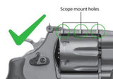 Smith & Wesson revolver [686 629 19 66 586 & other] adjustable rear sight | blank - Ubitzu