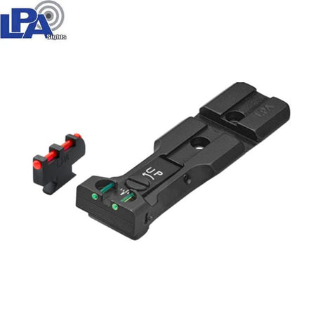 Smith & Wesson revolver [686 629 19 66 586 & other] red dot ready adjustable sights [spring-front sight] | fiber optic