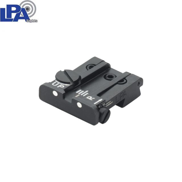 Taurus PT92 PT100 & 58 adjustable rear sight | white dots - Ubitzu