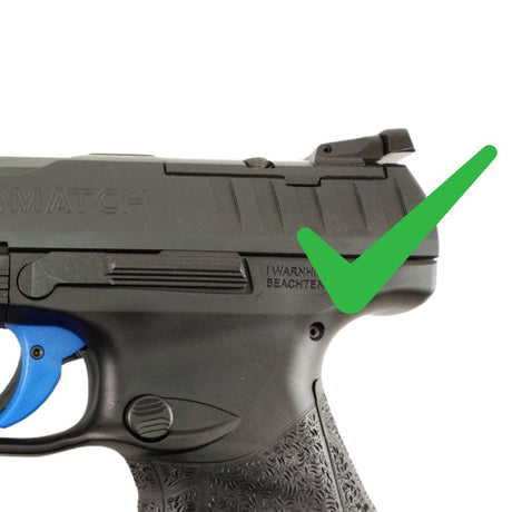 Walther PPQ [Q4 & Q5] Optics Ready plate | Trijicon RMR footprint - Ubitzu