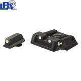 Walther Q4 SF OR & Q5 Match SF adjustable sights | white dots - Ubitzu